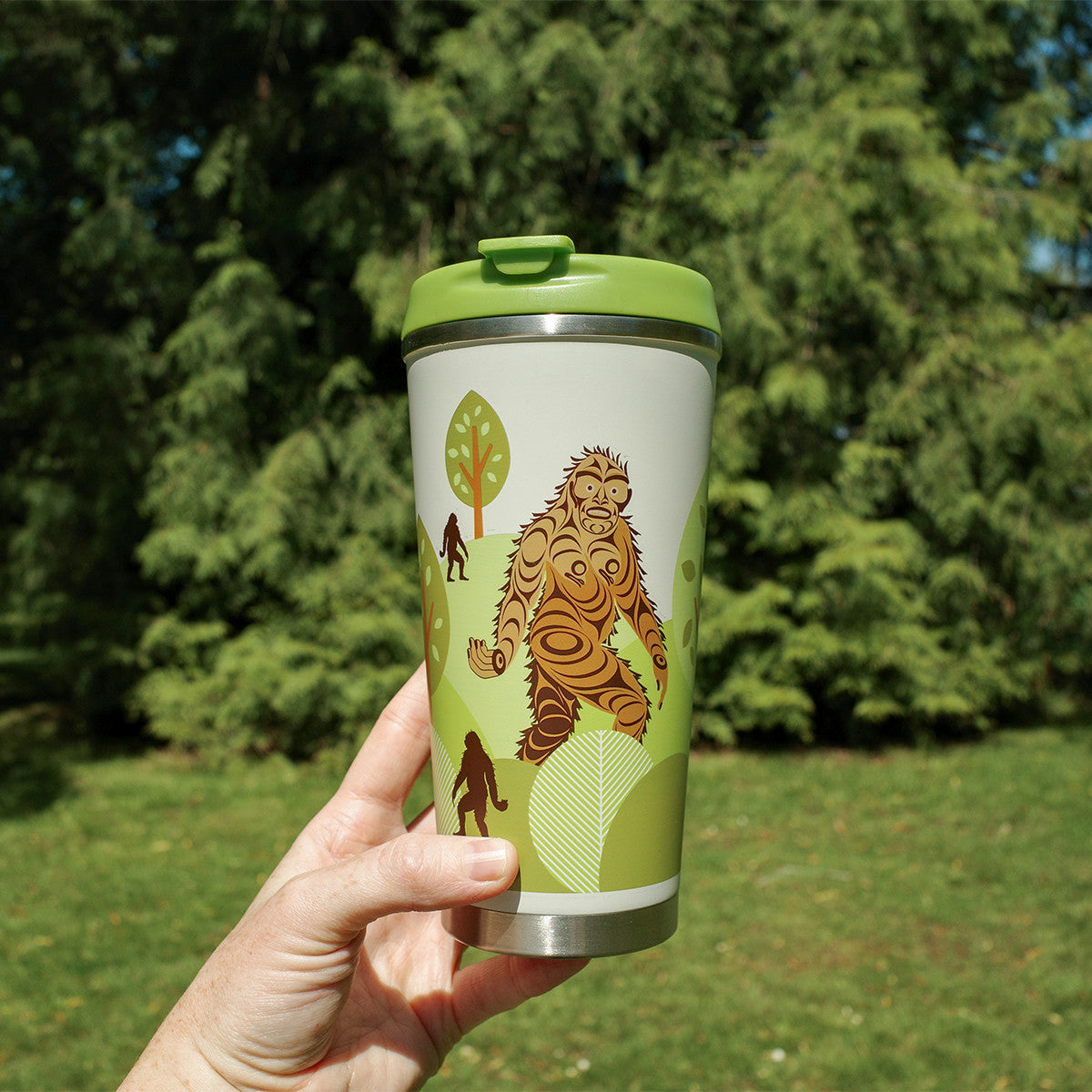 Art Travel Mug (18oz) - Sasquatch