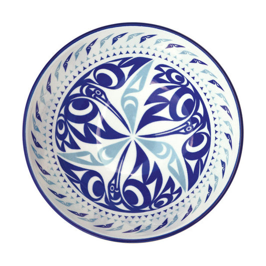 Hummingbird Medium Porcelain Art Bowl