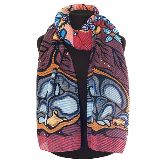 Eco Scarf Sleeping Bears Storm Angeconeb