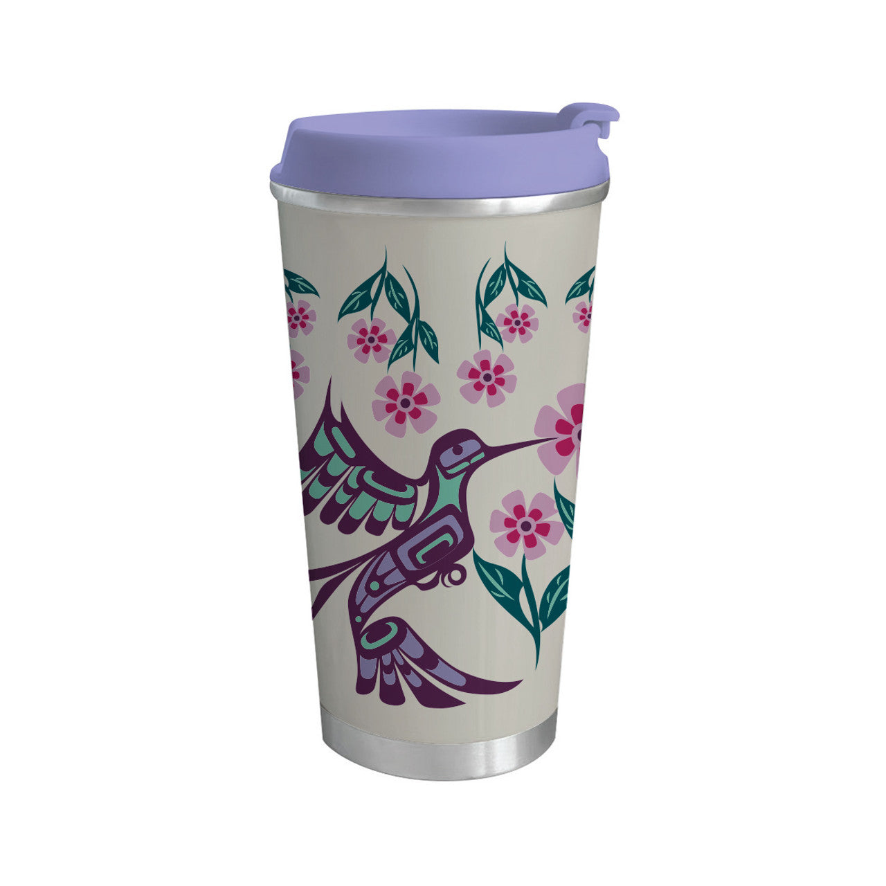 Art Travel Mug (18oz) - Hummingbird