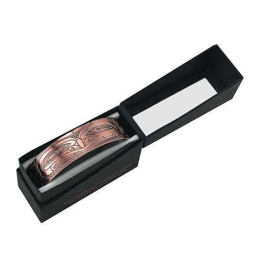 Beautiful Copper Plated Bracelet - Grizzly Bear