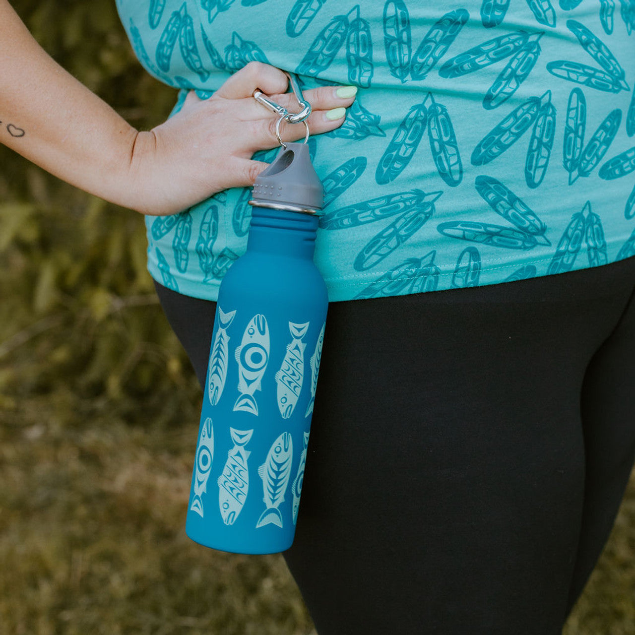Water Bottle - Salmon in the Wild