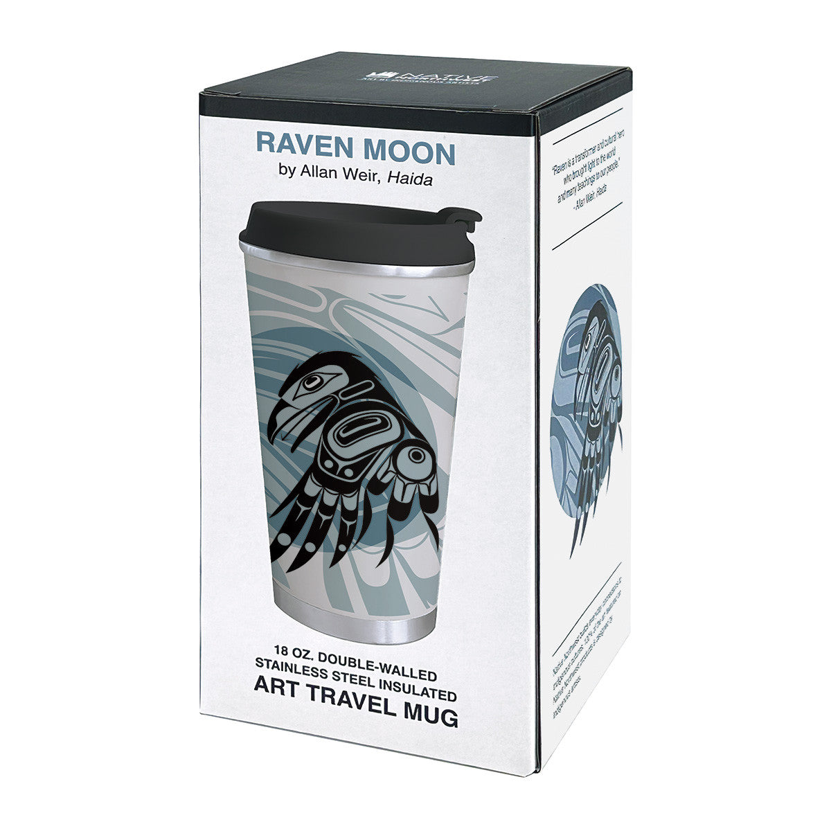 Art Travel Mug (18oz) - Raven Moon