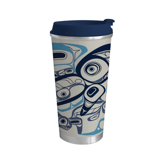 Art Travel Mug (18oz) - Orca Song