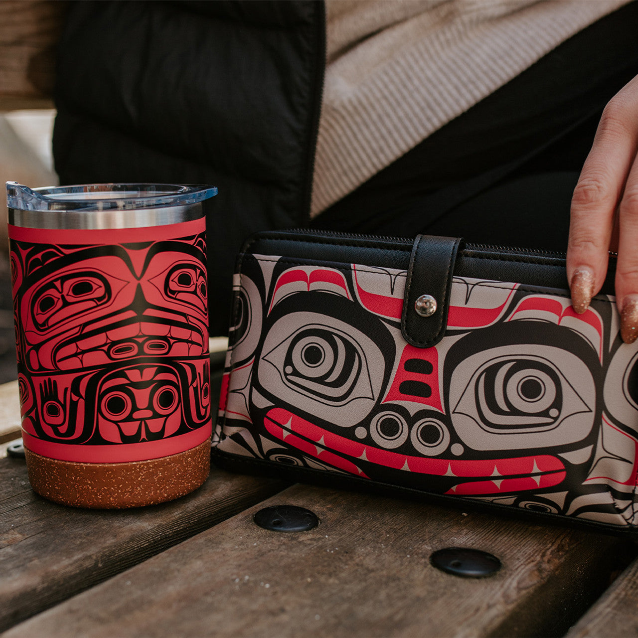 Smartphone Crossbody Bag - Matriarch Bear Morgan Asoyuf