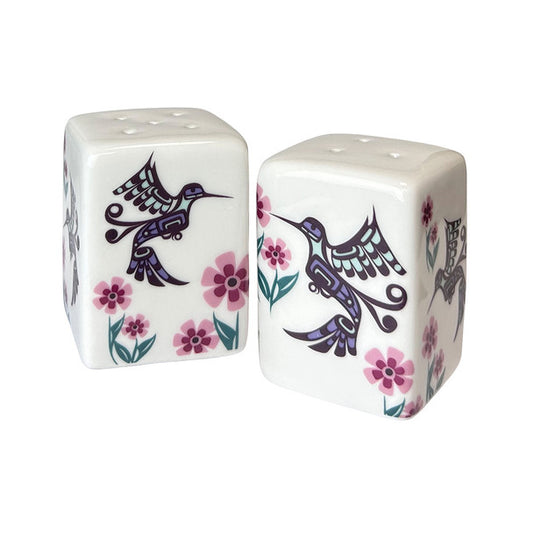 Salt & Pepper Shaker Set - Hummingbirds