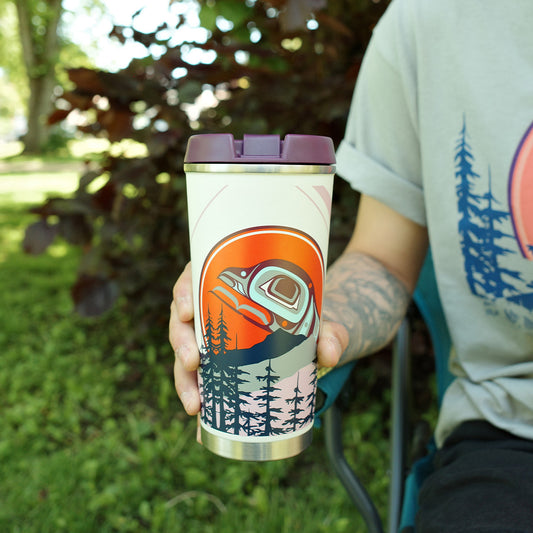 Art Travel Mug (18oz) - The Light Keeper