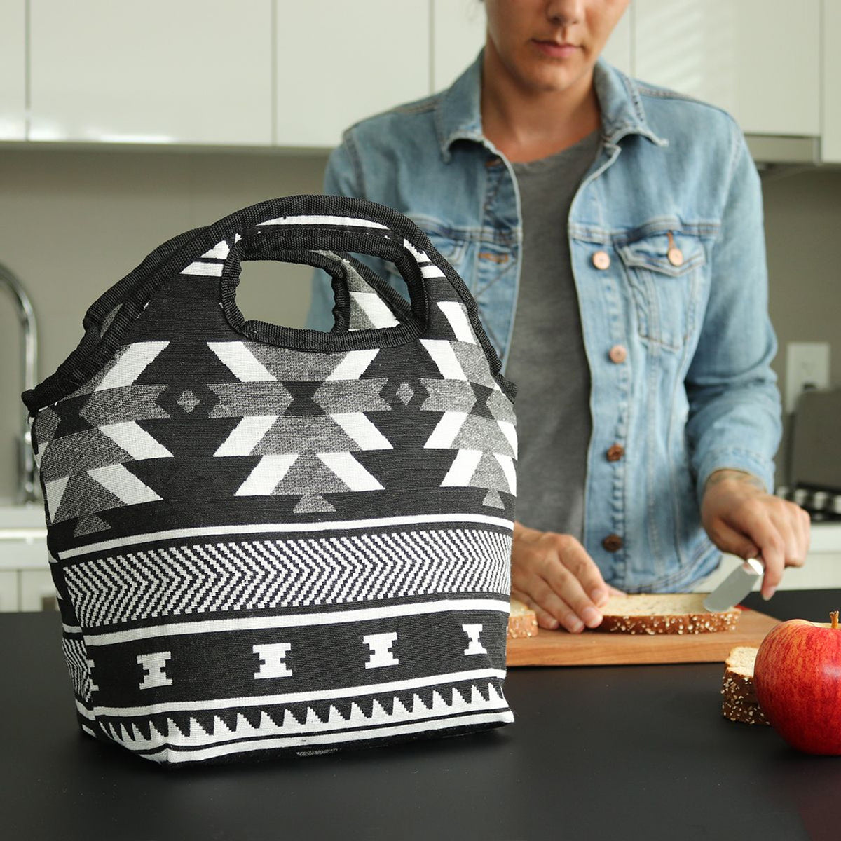 Stogan Insulated Bag Visions of Our Ancestors Leila Stogan – Pentlatch Gallery