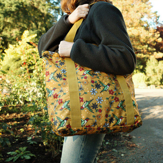 Cool Packable Tote - Hummingbird (Nenookaasi)