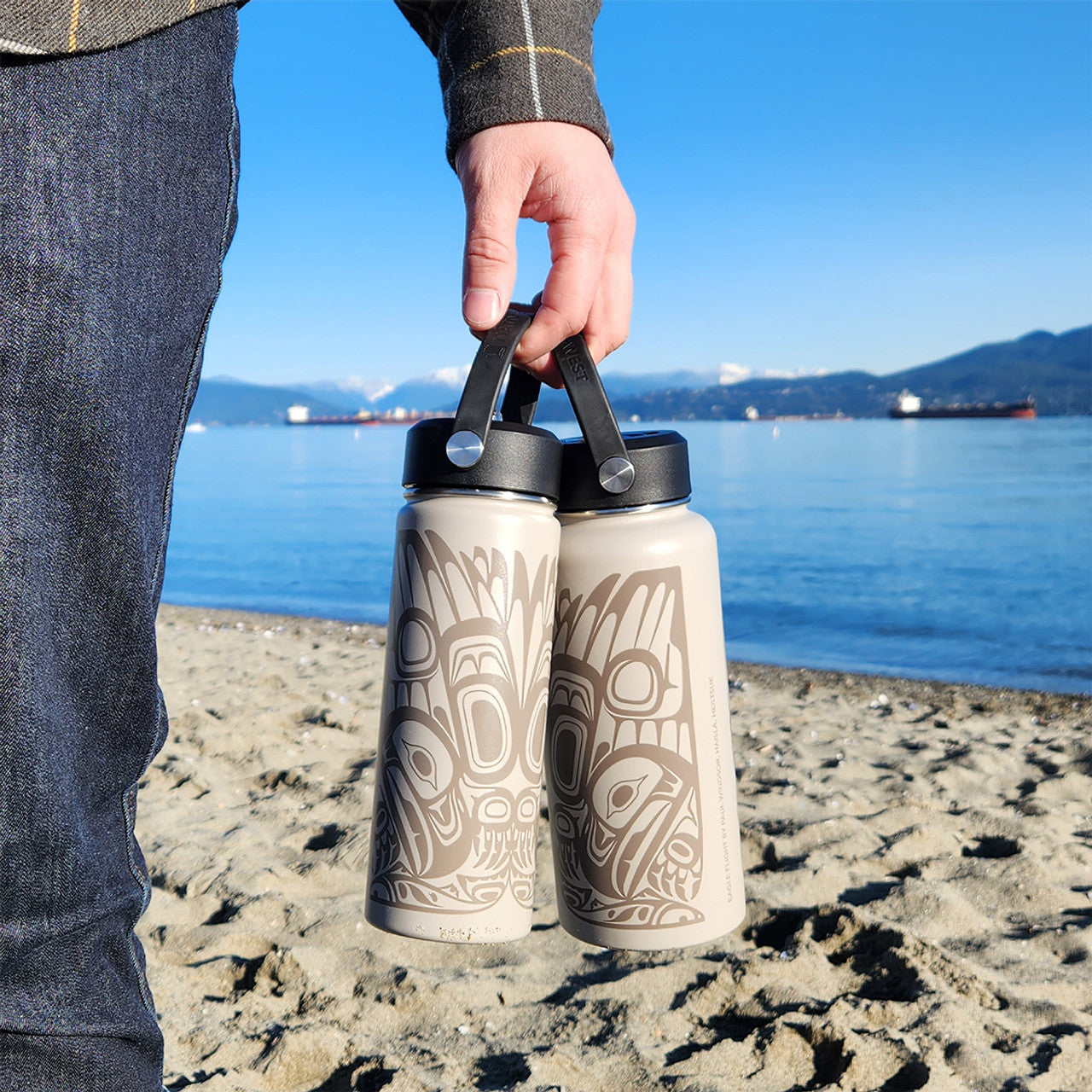 Wide Mouth Insulated Bottles - Eagle Flight - 21 oz