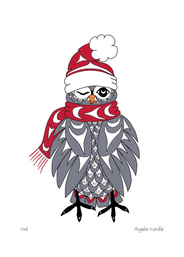Owl - Holiday Card