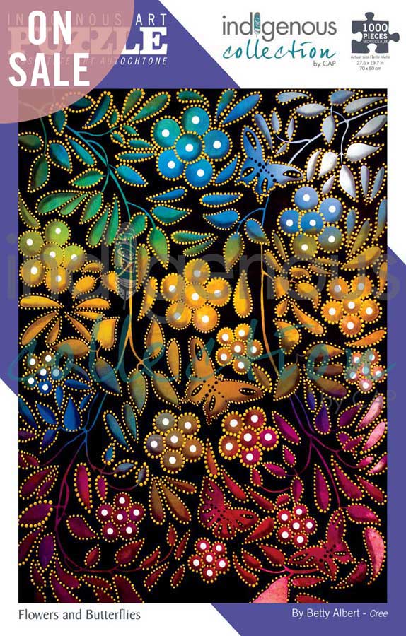 Flowers and Butterflies Puzzle - Betty Albert Cree