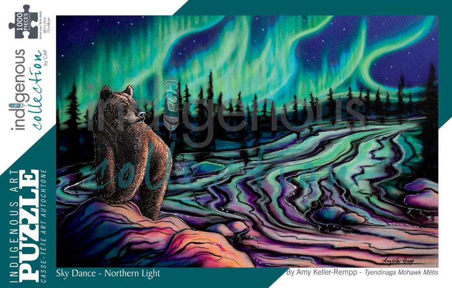 Sky Dance (Northern Light) Puzzle -Amy Keller-Rempp Mohawk