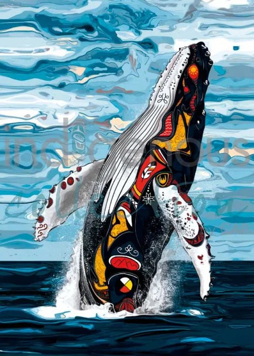 Spirit Whale (framed)