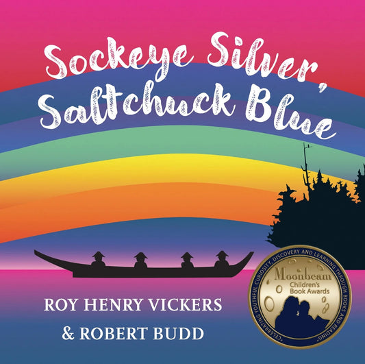 Sockeye Silver, Saltchuck Blue- Board Book by Roy Henry Vickers & Robert Budd - Roy Henry Vickers - Book - Pentlatch Gallery - Aboriginal Art - Parksville, BC, Canada