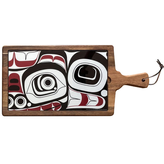 Serving Board - Matriarch Bear by Morgan Asoyuf - Morgan Asoyuf - Kitchenware - Pentlatch Gallery - Aboriginal Art - Parksville, BC, Canada