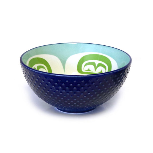 Porcelain Art Bowl (Medium) - Moon by Simone Diamond - Simone Diamond - Kitchenware - Pentlatch Gallery - Aboriginal Art - Parksville, BC, Canada