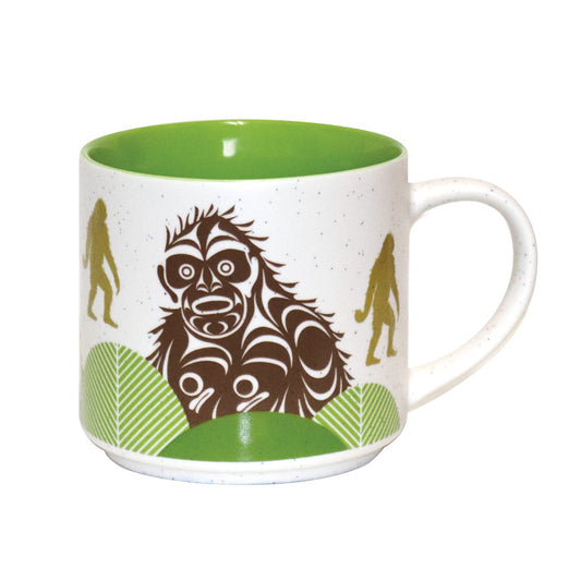 Ceramic Mug (Sasquatch) - (Artist Unknown) - Kitchenware - Pentlatch Gallery - Aboriginal Art - Parksville, BC, Canada