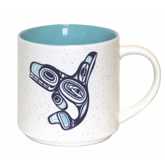 Ceramic Mug (Whale) - (Artist Unknown) - Kitchenware - Pentlatch Gallery - Aboriginal Art - Parksville, BC, Canada