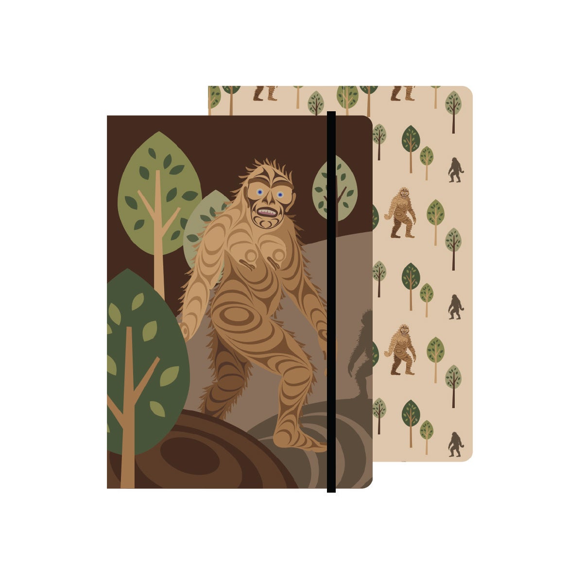 Journal - Sasquatch by Francis Horne, Sr. - Francis Horne Sr. - Stationery - Pentlatch Gallery - Aboriginal Art - Parksville, BC, Canada