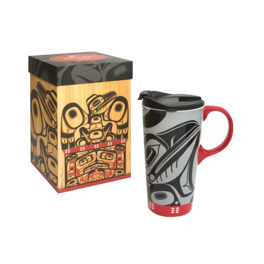 Perfect Mug - Raven Box by Allan Weir - Allan Weir - Kitchenware - Pentlatch Gallery - Aboriginal Art - Parksville, BC, Canada