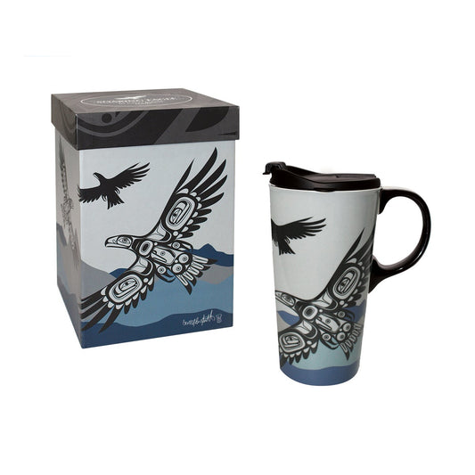 Perfect Mug - Soaring Eagle by Corey Bulpitt - Corey Bulpitt - Kitchenware - Pentlatch Gallery - Aboriginal Art - Parksville, BC, Canada