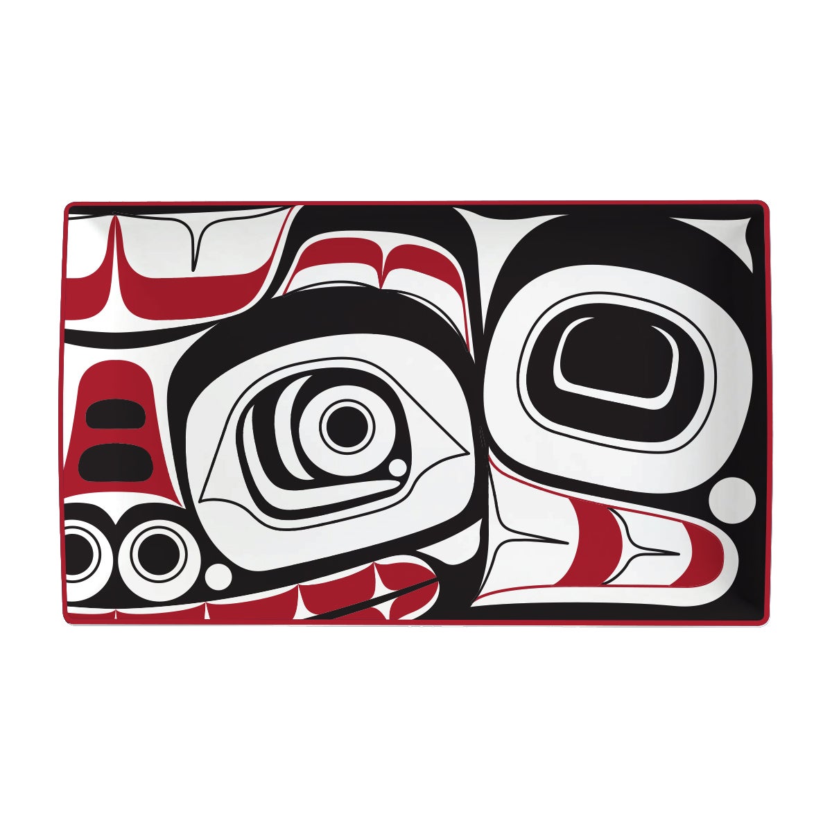 Rectangular Platter - Matriarch Bear by Morgan Asoyuf - Morgan Asoyuf - Kitchenware - Pentlatch Gallery - Aboriginal Art - Parksville, BC, Canada