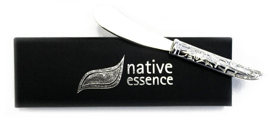 Silver Pate Knife - Salmon by Paul Windsor - Paul Windsor - Kitchenware - Pentlatch Gallery - Aboriginal Art - Parksville, BC, Canada